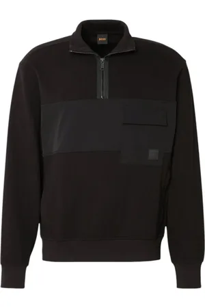 HUGO BOSS Herren, Sweatshirts & Hoodies, Schwarzk, SGröße: