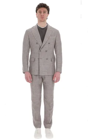 Brunello Cucinelli Herren, Anzüge, Grau, LGröße: