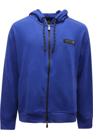 Emporio Armani Herren, Sweatshirts & Hoodies, Blau, LGröße: