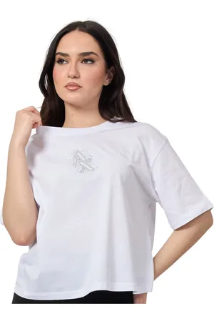Armani Exchange Damen, Oberteile, Weiß, SGröße: