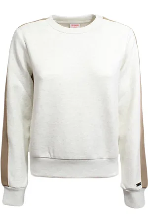 sun68 Damen, Sweatshirts & Hoodies, Weiß, MGröße: