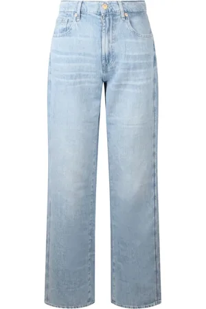 7 for all Mankind Damen, Jeans, Blau, W30Größe: