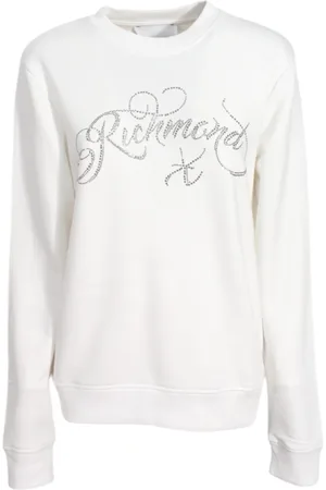 John Richmond Damen, Sweatshirts & Hoodies, Weiß, MGröße: