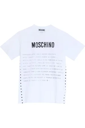 Moschino Herren, Oberteile, Weiß, SGröße: