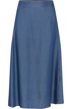 INWEAR Damen, Röcke, Blau, SGröße: