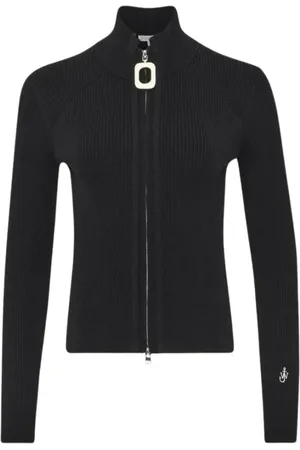 J.W.Anderson Damen, Strickwaren, Schwarzk, MGröße: