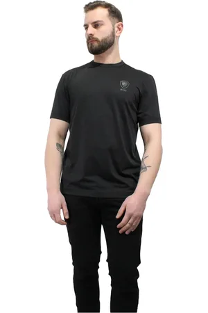 Blauer Herren, Oberteile, Schwarzk, XLGröße: