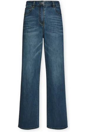 Elena Miro Damen, Jeans, Blau, 5XLGröße: