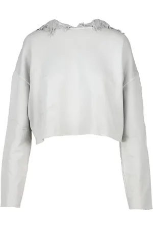 Dondup Damen, Sweatshirts & Hoodies, Grau, MGröße: