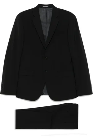 Emporio Armani Herren, Anzüge, Schwarzk, XLGröße: