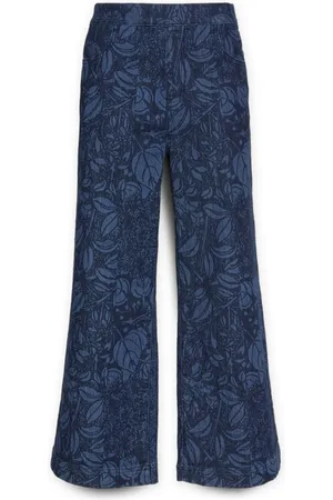 Elena Miro Damen, Hosen, Blau, LGröße: