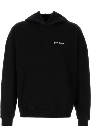 Palm Angels Herren, Sweatshirts & Hoodies, Schwarzk, LGröße: