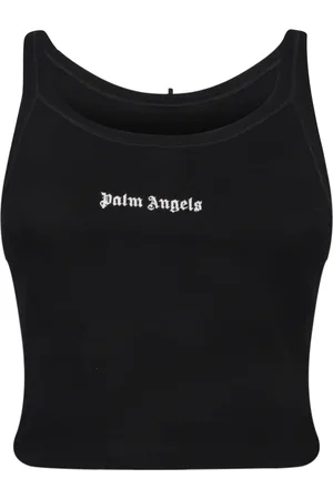 Palm Angels Damen, Oberteile, Schwarzk, SGröße: