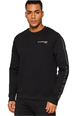 John Richmond Herren, Sweatshirts & Hoodies, Schwarzk, SGröße: