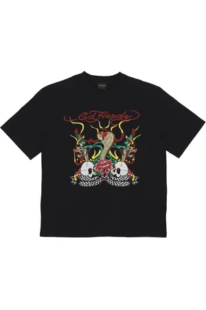 ED HARDY Herren, Oberteile, Schwarzk, XSGröße: