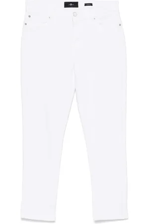 7 for all Mankind Damen, Jeans, Weiß, W29Größe: