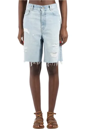 Golden Goose Damen, Shorts, Blau, W27Größe: