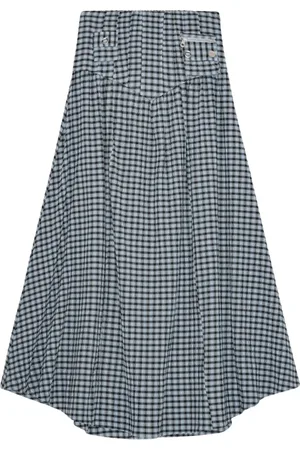 Ganni Damen, Röcke, Blau, MGröße: