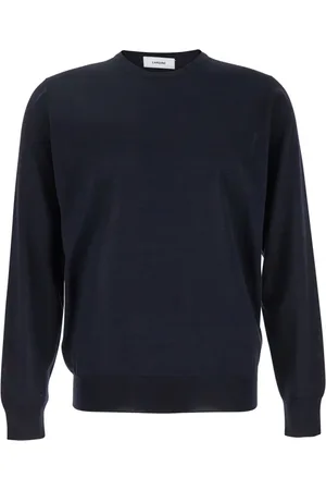 LARDINI Herren, Sweatshirts & Hoodies, Blau, MGröße: