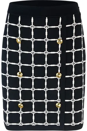 Elisabetta Franchi Damen, Röcke, Schwarzk, MGröße: