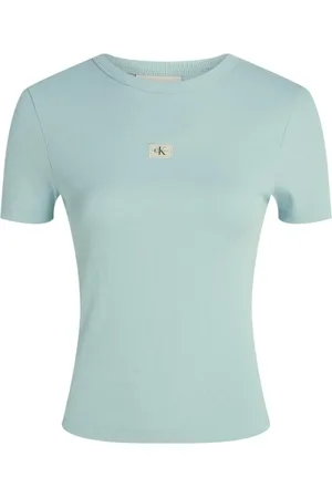 Calvin Klein Damen, Oberteile, Blau, MGröße: