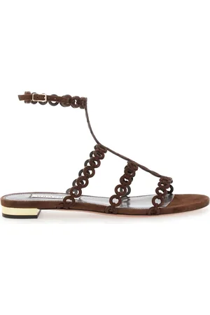 Aquazzura Damen, Schuhe, Braun, 38 EUGröße: