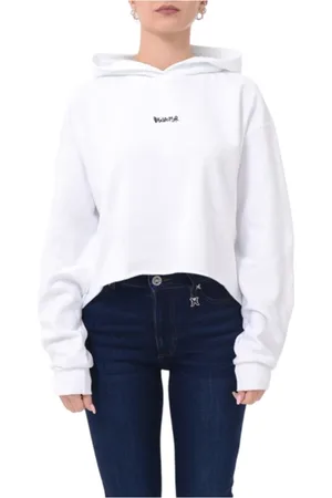 DISCLAIMER Damen, Sweatshirts & Hoodies, Weiß, MGröße: