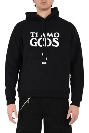 GCDS Herren, Sweatshirts & Hoodies, Schwarzk, XLGröße: