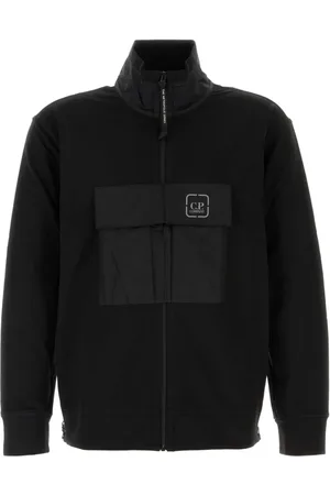 C.P. Company Herren, Sweatshirts & Hoodies, Schwarzk, LGröße: