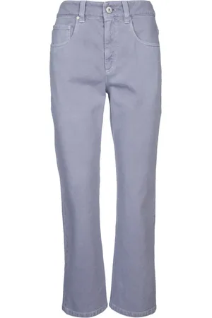 Brunello Cucinelli Damen, Jeans, Lila, SGröße: