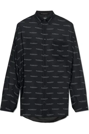 Balenciaga Herren, Shirts, Schwarzk, SGröße: