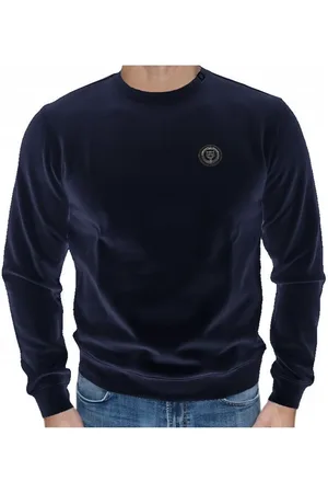 Philipp Plein Herren, Sweatshirts & Hoodies, Blau, 2XLGröße: