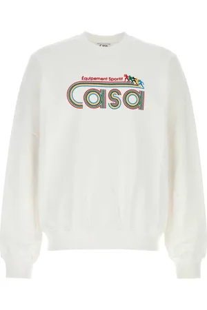 Casablanca Herren, Sweatshirts & Hoodies, Weiß, 2XLGröße: