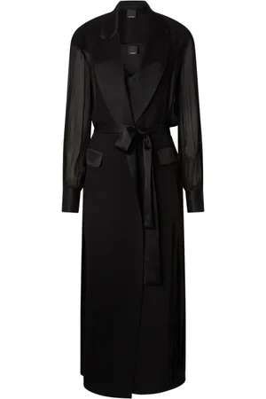 Pinko Damen, Mäntel, Schwarzk, SGröße: