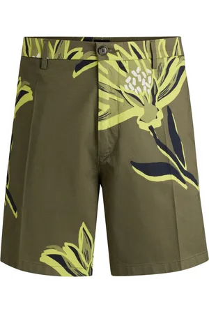 HUGO BOSS Herren, Shorts, Grün, LGröße: