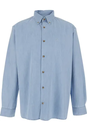 A.P.C. Herren, Shirts, Blau, SGröße: