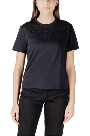 JACQUELINE DE YONG Damen, Oberteile, Schwarzk, SGröße:
