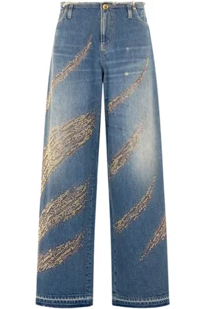Roberto Cavalli Damen, Jeans, Blau, 2XSGröße: