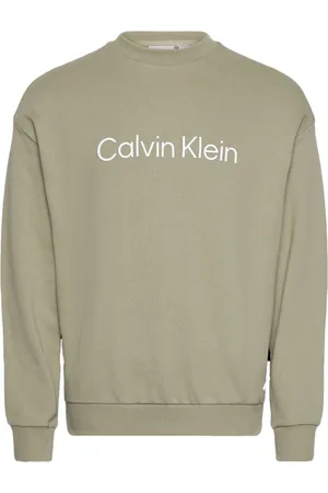 Calvin Klein Herren, Sweatshirts & Hoodies, Grün, MGröße: