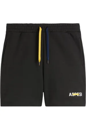Aspesi Herren, Shorts, Schwarzk, MGröße: