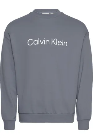 Calvin Klein Herren, Sweatshirts & Hoodies, Grau, LGröße: