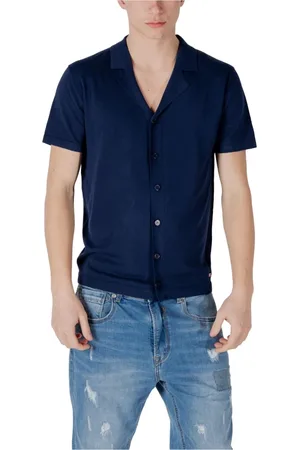 GIANNI LUPO Herren, Strickwaren, Blau, MGröße:
