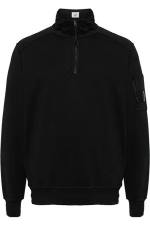 C.P. Company Herren, Sweatshirts & Hoodies, Schwarzk, SGröße: