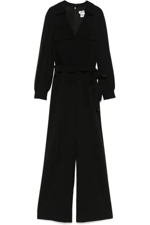 DKNY Damen, Jumpsuits & Playsuits, Schwarzk, LGröße: