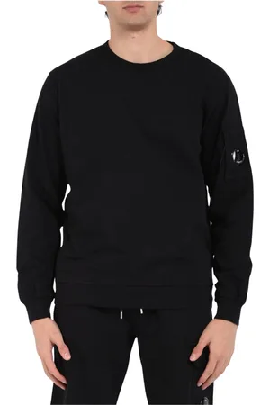 C.P. Company Herren, Sweatshirts & Hoodies, Schwarzk, LGröße: