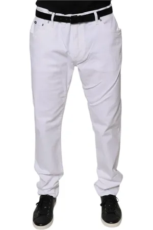 Dolce & Gabbana Herren, Jeans, Weiß, XSGröße: