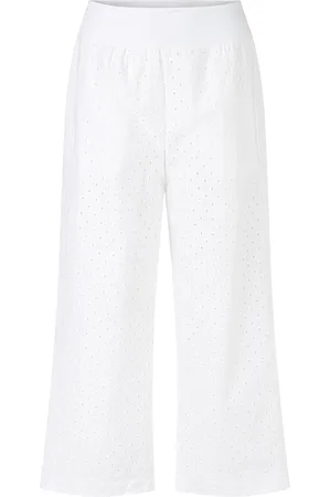 Marc Cain Damen, Hosen, Weiß, MGröße: