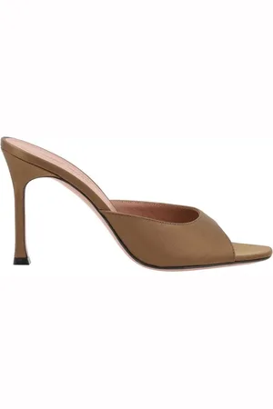 Amina Muaddi Damen, Schuhe, Braun, 38 EUGröße: