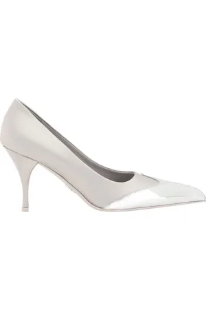 Prada Damen, Schuhe, Weiß, 37 1/2 EUGröße:
