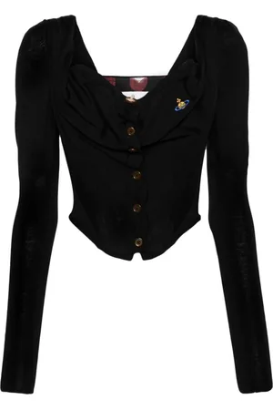 Vivienne Westwood Damen, Strickwaren, Schwarzk, MGröße: